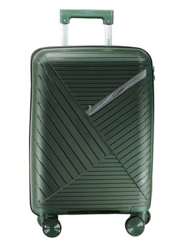 Geographical Norway Hardcase-trolley "Simi" donkergroen