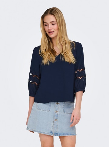 JDY Bluse "Hannah" in Dunkelblau