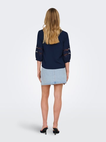 JDY Bluse "Hannah" in Dunkelblau
