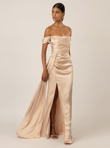 APART Sukienka w kolorze beżowym