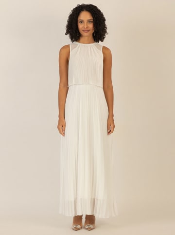 APART Plisseekleid in Creme