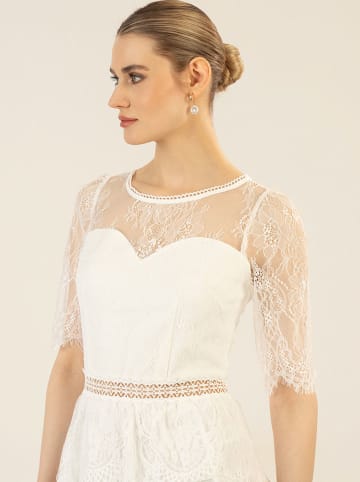 APART Sukienka w kolorze kremowym