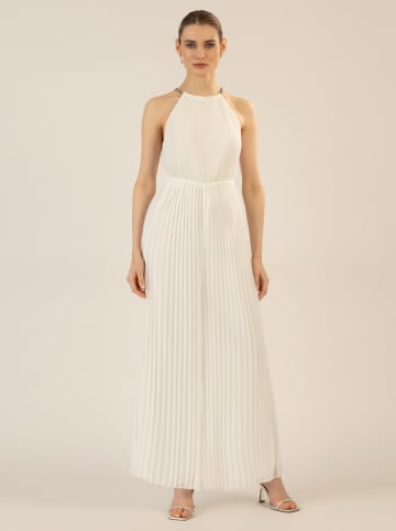 APART Plisseejumpsuit in Weiß
