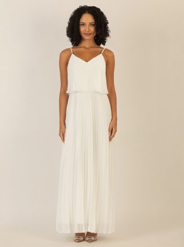 APART Plisseekleid in Creme