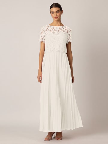 APART Plisseekleid in Weiß