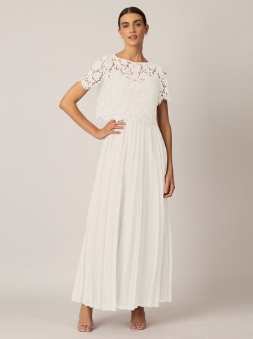 APART Plisseekleid in Weiß