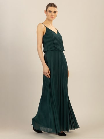 APART Plisseekleid in Dunkelgrün
