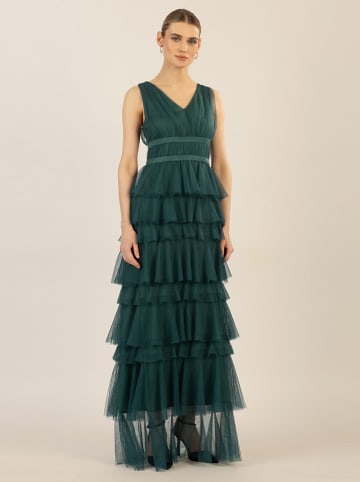 APART Sukienka w kolorze ciemnozielonym