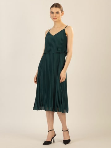 APART Plisseekleid in Dunkelgrün