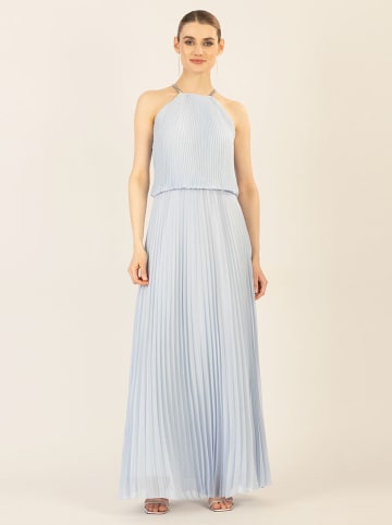 APART Plisseekleid in Hellgrau