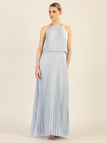 APART Plisseekleid in Hellgrau