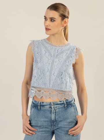 APART Spitzentop in Hellblau