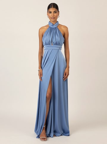 APART Satinkleid in Blau