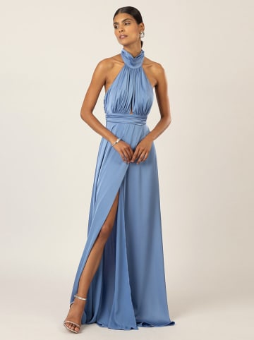 APART Satinkleid in Blau