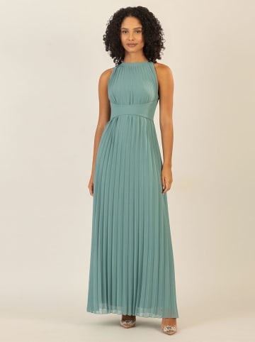 APART Plisséjurk grijsgroen