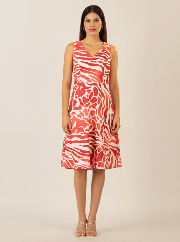 APART Jurk koraalrood/wit