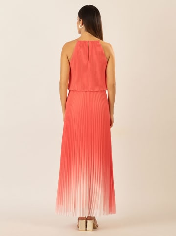 APART Sukienka w kolorze koralowo-białym