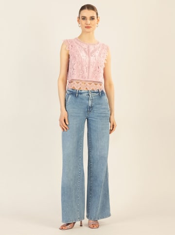 APART Spitzentop in Rosa