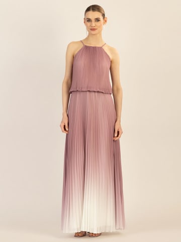 APART Sukienka w kolorze szaroróżowo-białym