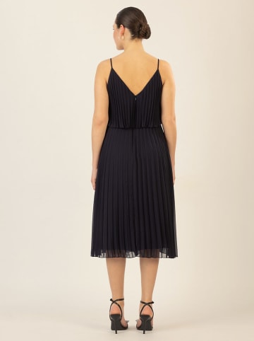 APART Plisséjurk donkerblauw