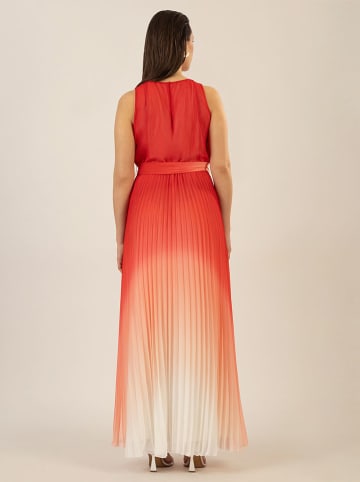 APART Sukienka w kolorze koralowo-białym