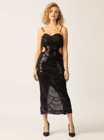 APART Paillettenkleid in Schwarz