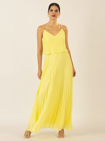 APART Plisseekleid in Gelb