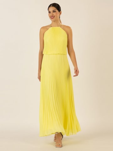 APART Plisseekleid in Gelb