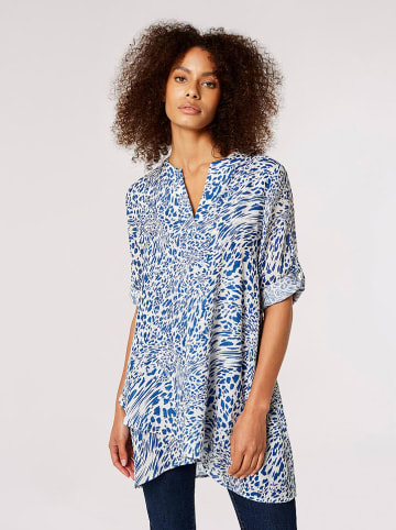 Apricot Blouse wit/blauw