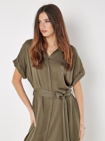 Apricot Kleid in Khaki