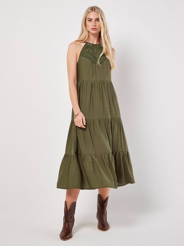 Apricot Kleid in Khaki