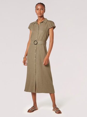 Apricot Kleid in Khaki
