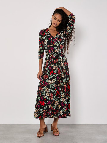 Apricot Kleid in Bunt