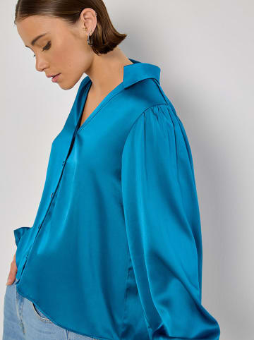 Apricot Bluse in Blau