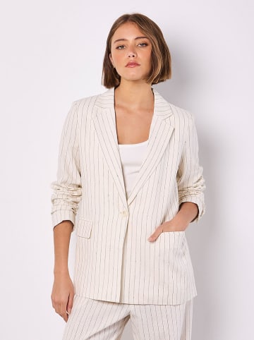 Apricot Blazer in Creme