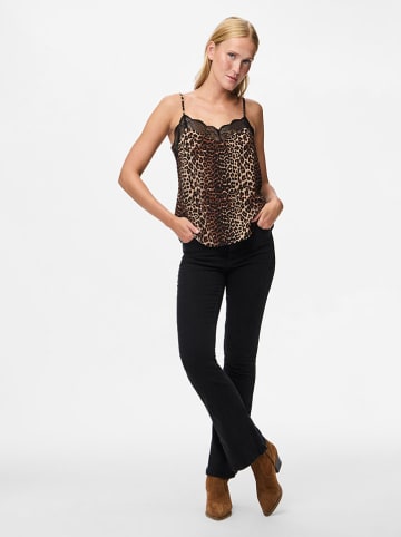 Pieces Top "Pctiffany" in Hellbraun/ Beige