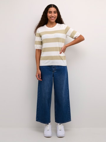 Kaffe Trui wit/beige