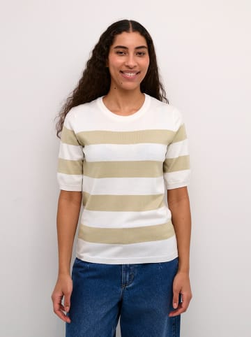 Kaffe Trui wit/beige