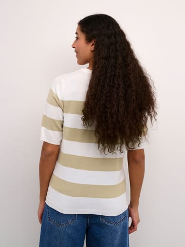Kaffe Trui wit/beige