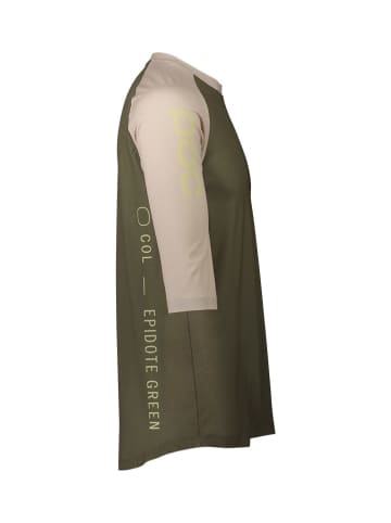POC Fahrradshirt "MTB Pure" in Khaki/ Beige