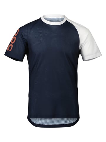 POC Fahrradshirt "MTB Pure" in Dunkelblau/ Weiß