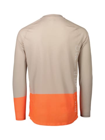 POC Fahrradshirt "MTB Pure" in Beige/ Orange