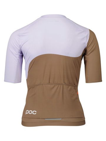 POC Fahrradtrikot "Essential Road" in Hellbraun/ Weiß
