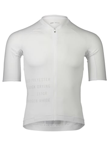 POC Koszulka kolarska "Pristine" w kolorze białym