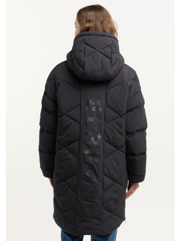 ELBSAND Steppmantel "Yva" in Schwarz