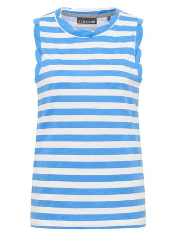 ELBSAND Top "Meevis" in Blau/ Weiß