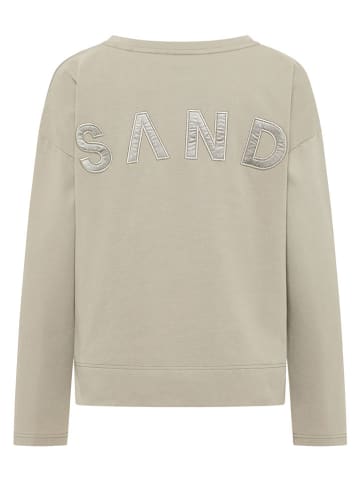 ELBSAND Sweatshirt "Aleah" in Oliv