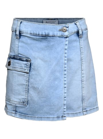 Blue Effect Dżinsowe spódnico-spodenki w kolorze niebieskim