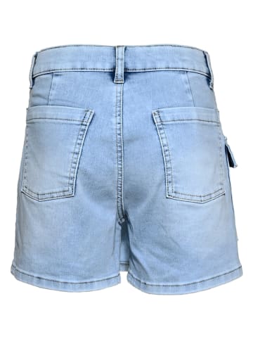 Blue Effect Spijkerskort blauw