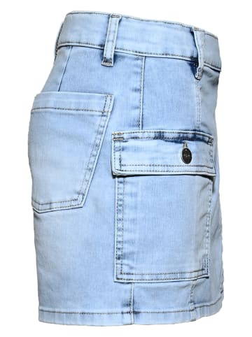 Blue Effect Spijkerskort blauw